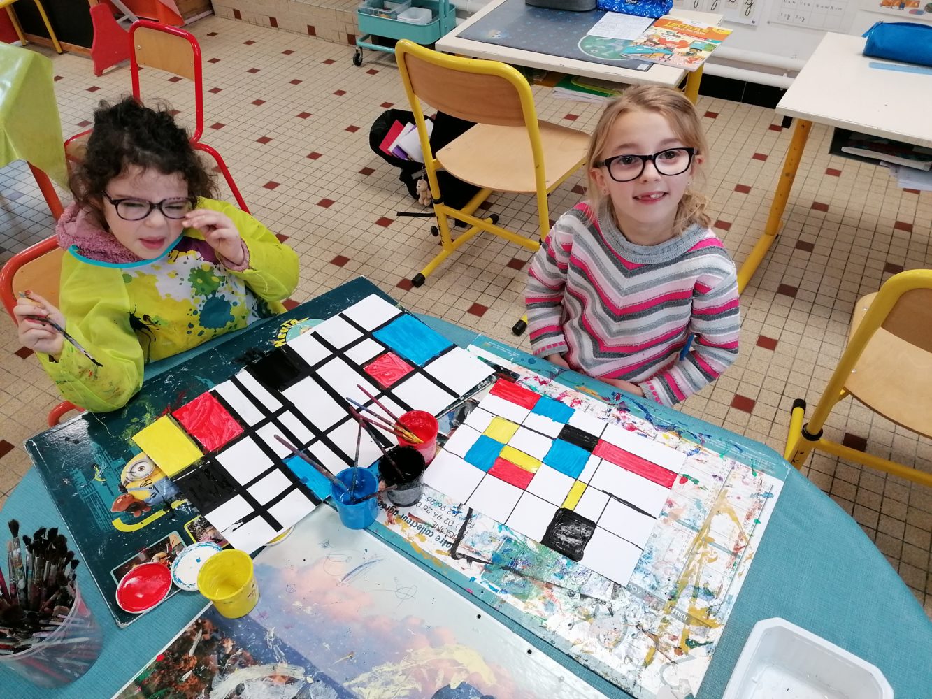 A la manière de Piet Mondrian