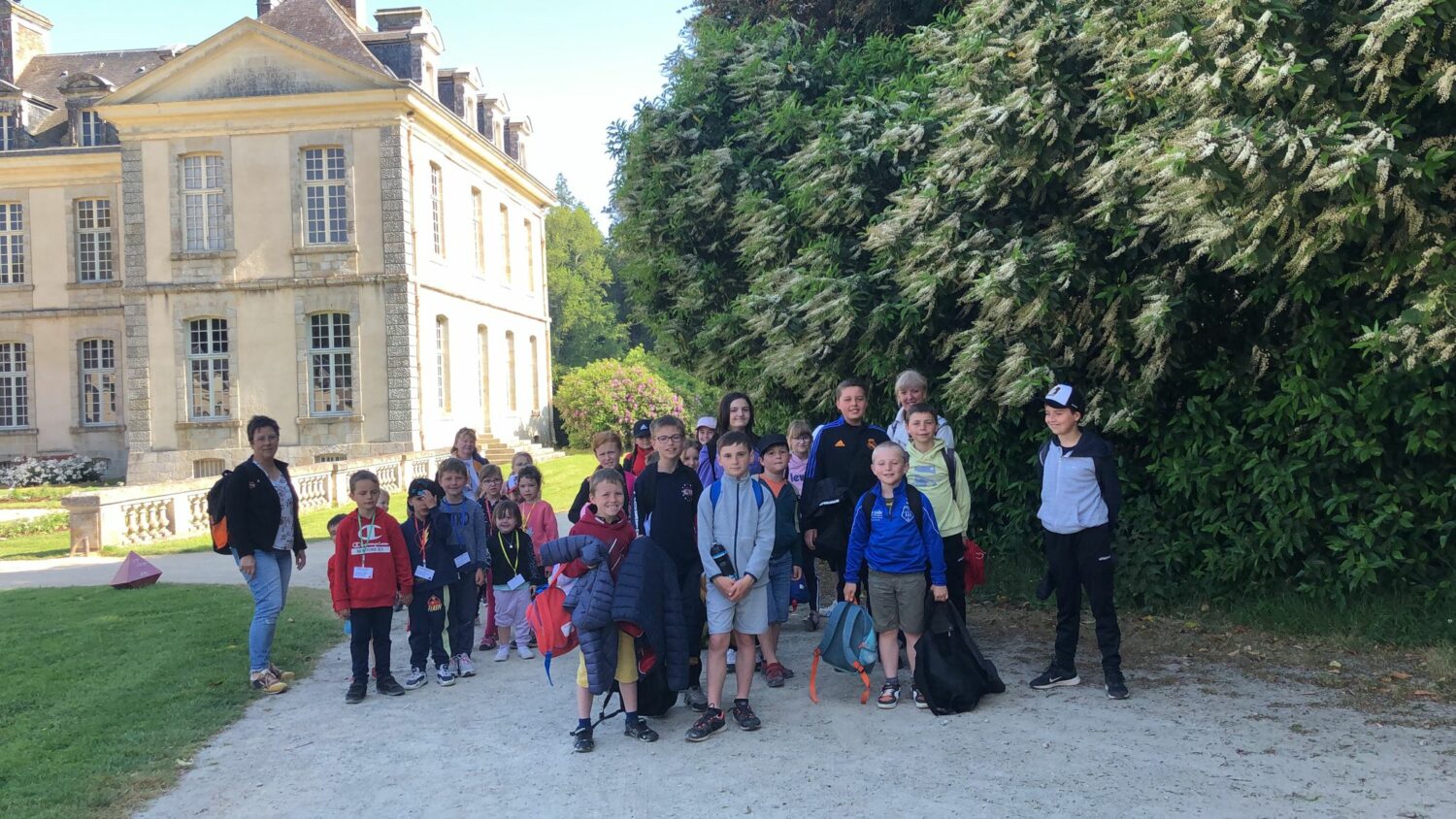 Sortie scolaire au château de Kerguéhennec