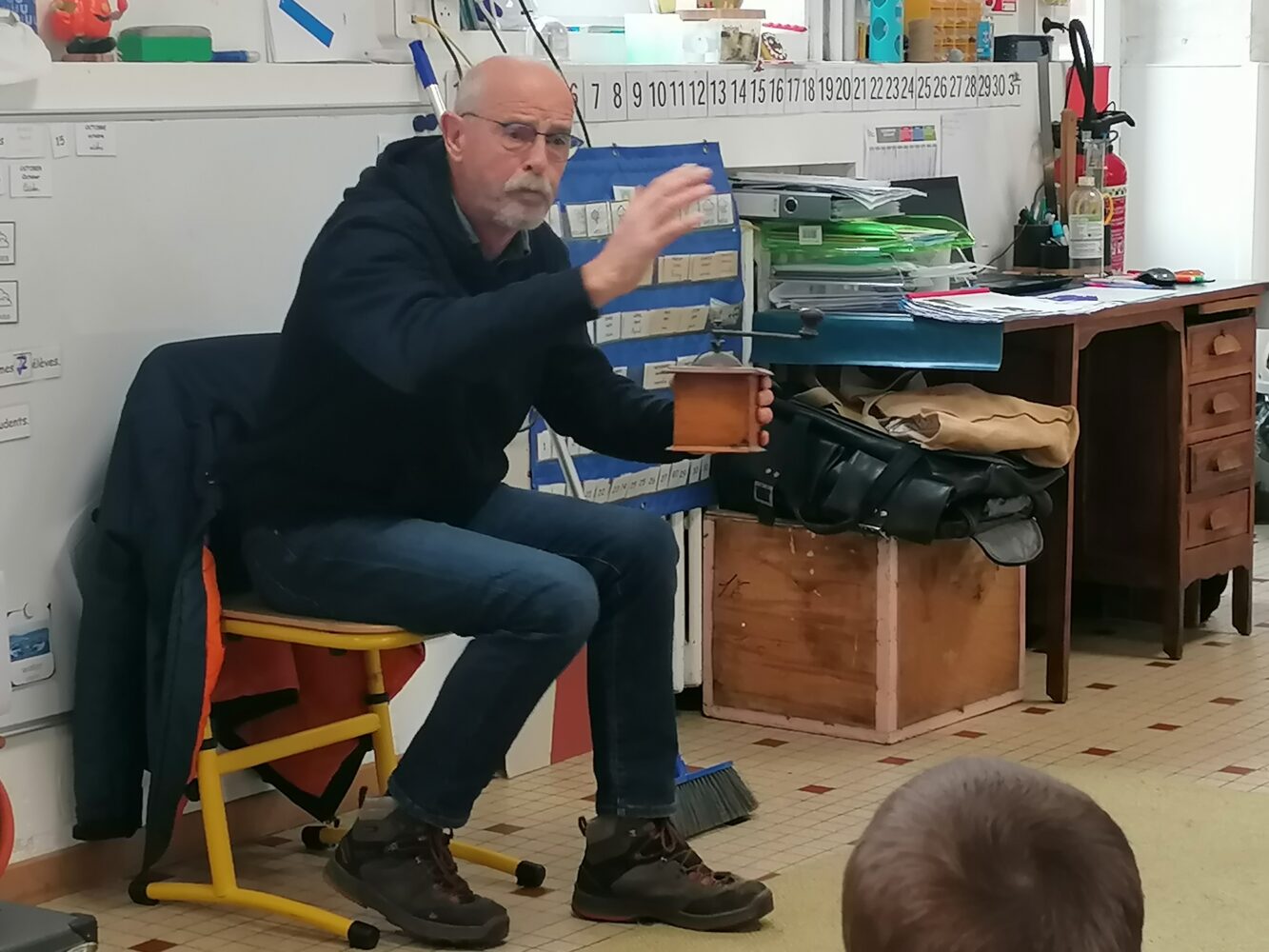Deuxième visite de notre conteur
